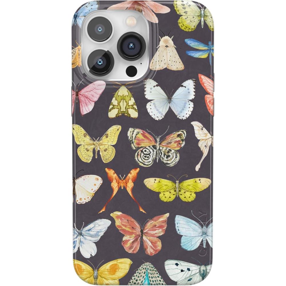 imageCasely iPhone 14 Pro Case  Black Pearl Marble  Compatible with MagSafe  Classic Ultra Thin DesignMidnight Monarch  Jenna Palek x Casely