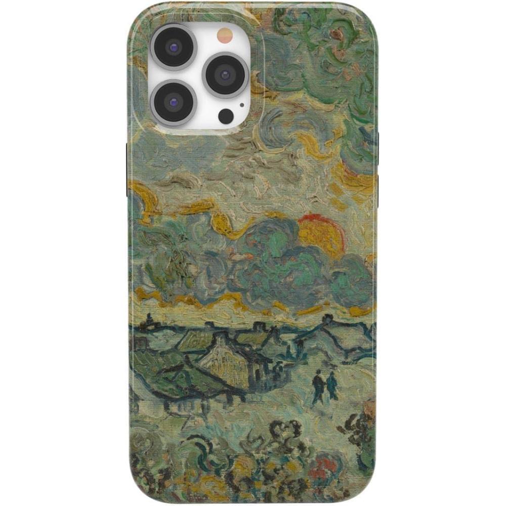 imageCasely iPhone 14 Pro Case  Black Pearl Marble  Compatible with MagSafe  Classic Ultra Thin DesignVan Gogh  Reminiscence of Vincent