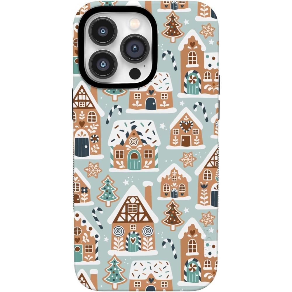 imageCasely iPhone 14 Pro Case  Built Too Sweet  Frosted Village  Bold Protective Design  Compatible with MagSafe