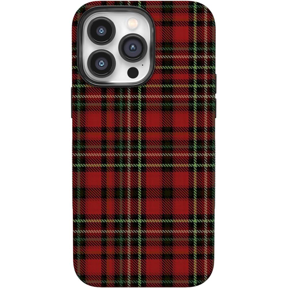 imageCasely iPhone 14 Pro Case  Fireside Flannel  Signature Plaid  Bold Protective Design  MagSafe Compatible Design