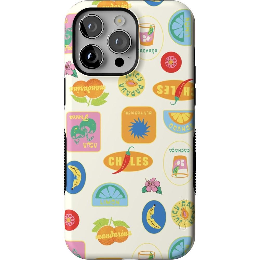 imageCasely iPhone 14 Pro Max Case  Blue Stripes  Sunday Best  Bold Protective Design  Compatible with MagSafeStuck in Paradise  Dippin Daisys Vacation