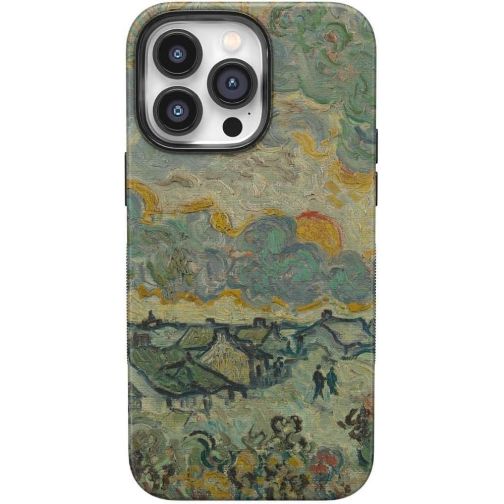 imageCasely iPhone 14 Pro Max Case  Blue Stripes  Sunday Best  Bold Protective Design  Compatible with MagSafeVan Gogh  Reminiscence of Vincent