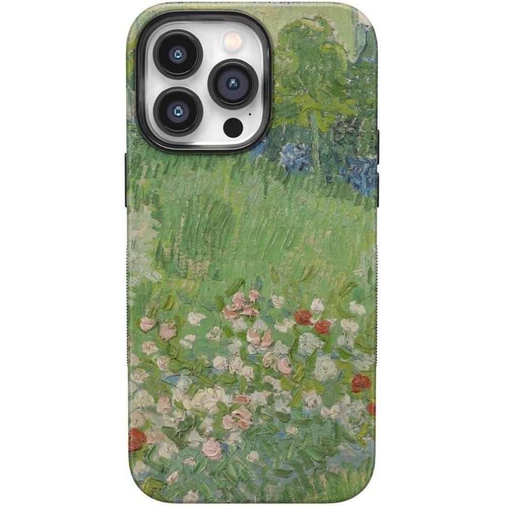 imageCasely iPhone 14 Pro Max Case  Blue Stripes  Sunday Best  Bold Protective Design  Compatible with MagSafeVan Gogh  Vincents Admired Garden