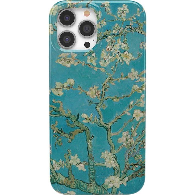 imageCasely iPhone 14 Pro Max Case  Lost in Spots  Cheetah Print  Compatible with MagSafe  Classic Ultra Thin DesignVan Gogh  Almond Blossom Floral