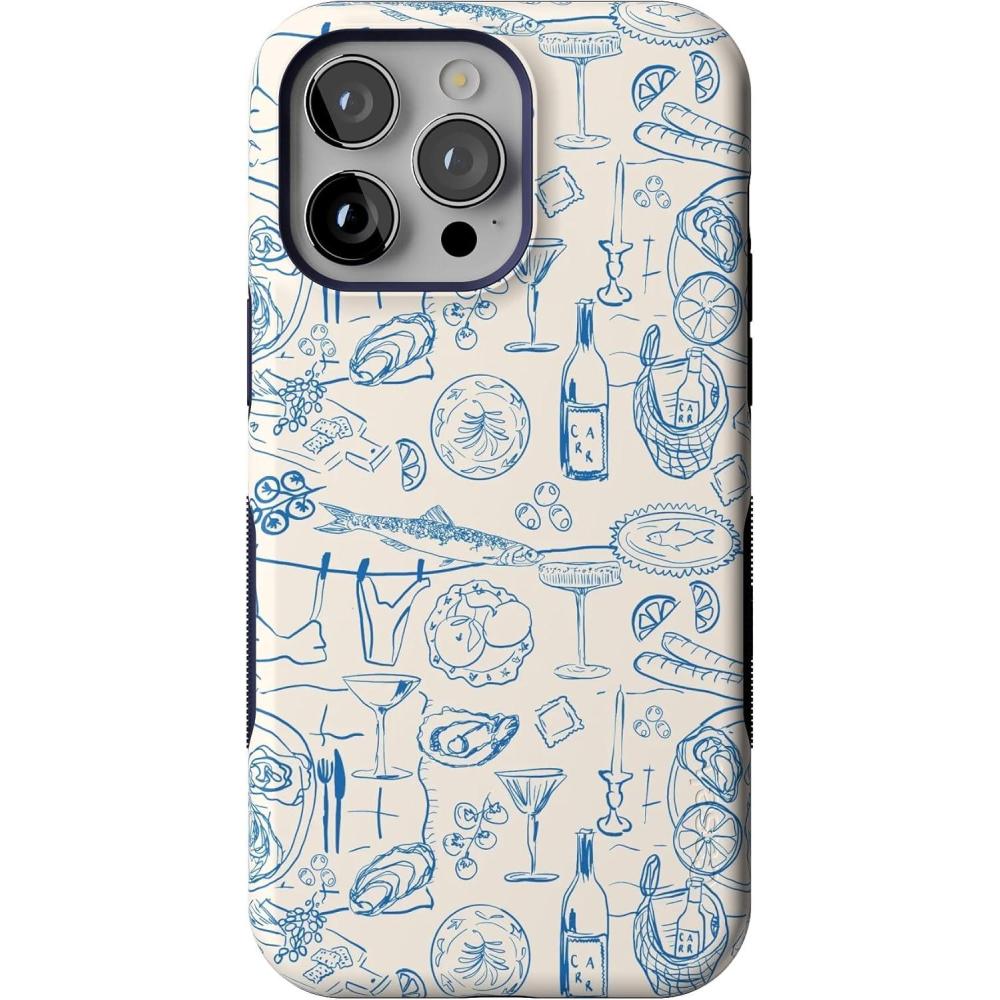 imageCasely iPhone 14 Pro Max Case  Sunday Best  Pastel Garden  Bold Protective Design  MagSafe Compatible DesignAmalfi Aperitivo  Dolce Vita