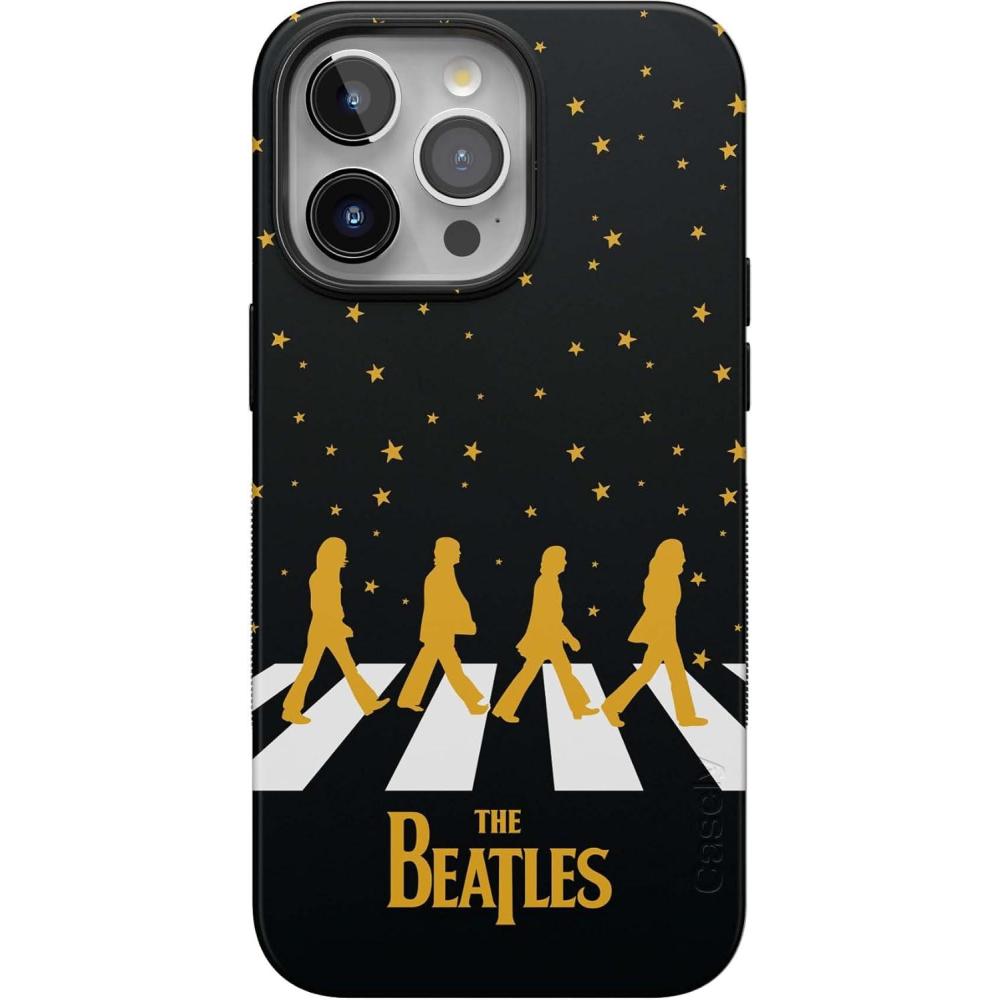 imageCasely iPhone 14 Pro Max Case  Sunday Best  Pastel Garden  Bold Protective Design  MagSafe Compatible DesignBeatles  Night Walk  Abbey Road Dual Image