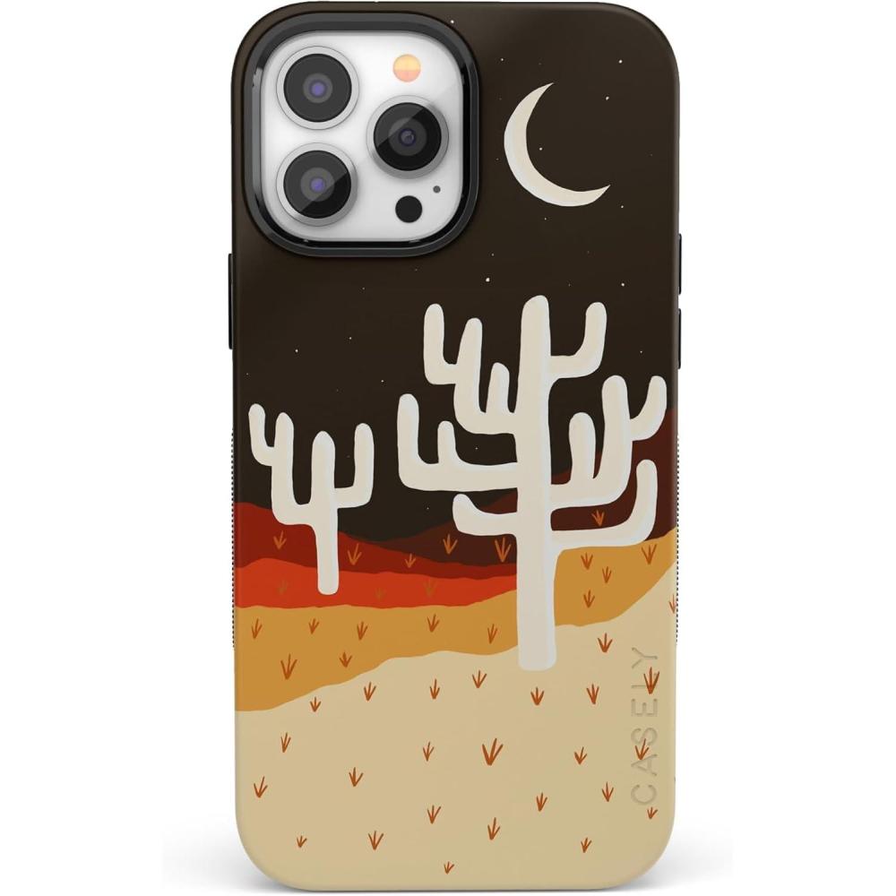imageCasely iPhone 14 Pro Max Case  Sunday Best  Pastel Garden  Bold Protective Design  MagSafe Compatible DesignDesert Nights  Cactus Colorblock