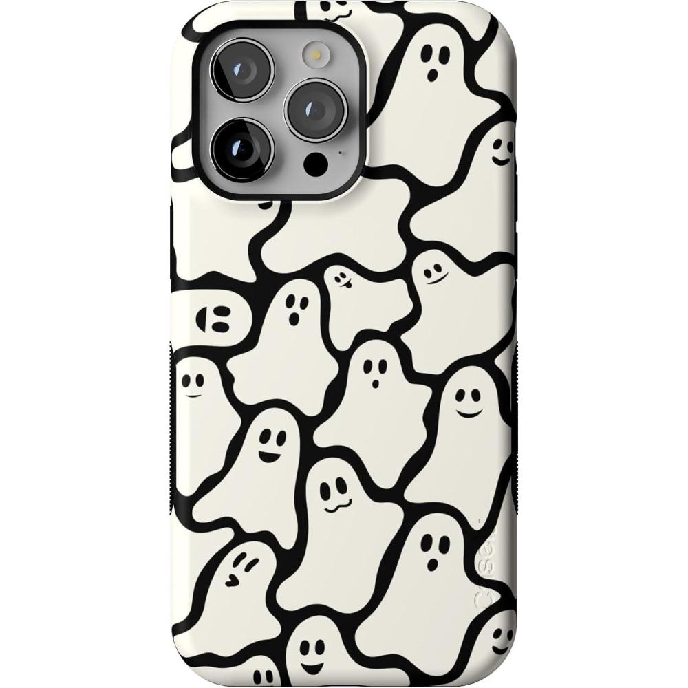 imageCasely iPhone 14 Pro Max Case  Sunday Best  Pastel Garden  Bold Protective Design  MagSafe Compatible DesignDont Ghost Me  Halloween