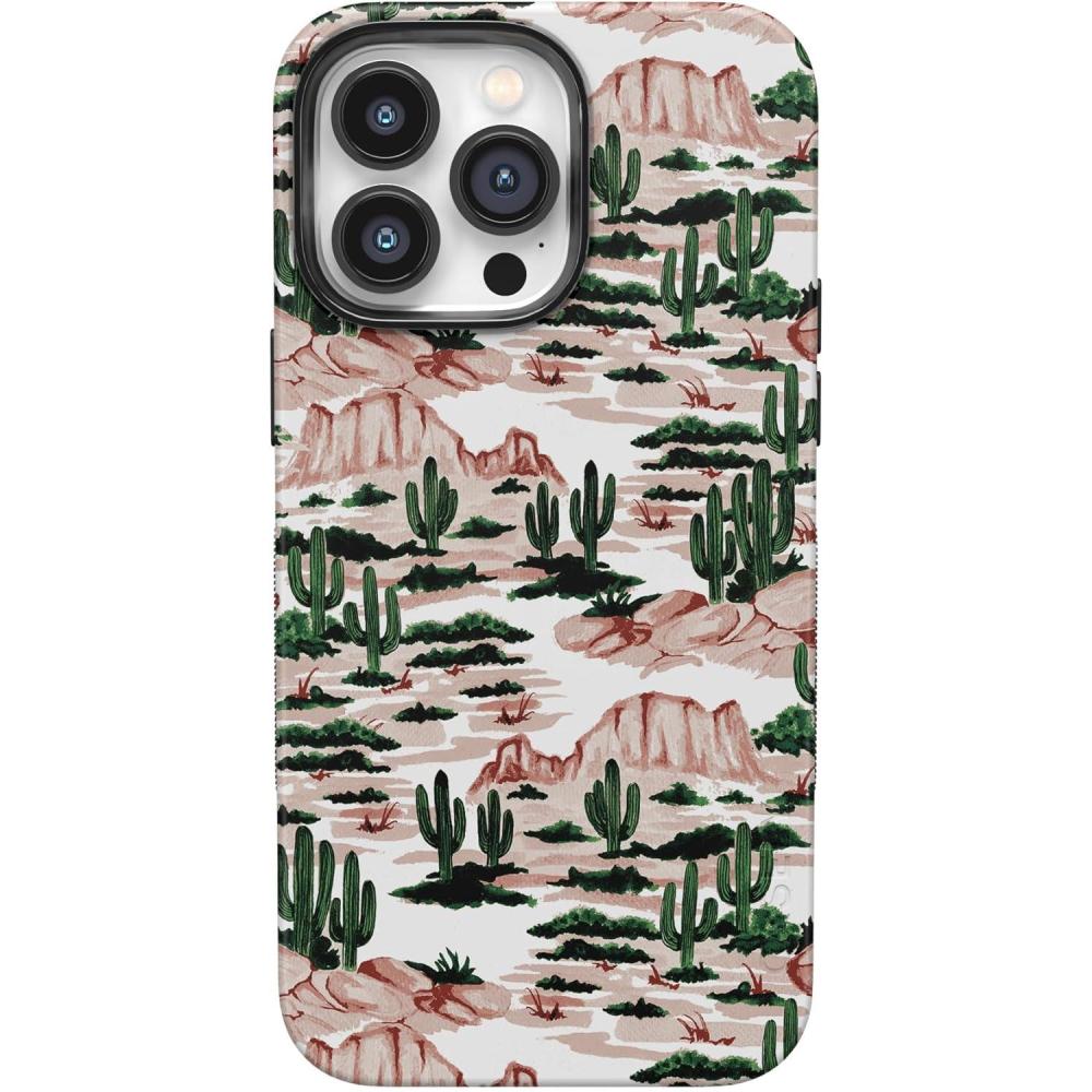 imageCasely iPhone 14 Pro Max Case  Sunday Best  Pastel Garden  Bold Protective Design  MagSafe Compatible DesignGold Rush  Desert