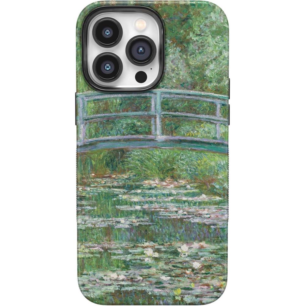 imageCasely iPhone 14 Pro Max Case  Sunday Best  Pastel Garden  Bold Protective Design  MagSafe Compatible DesignMonets Bridge  The Met Museum