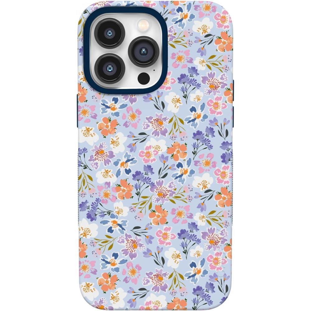 imageCasely iPhone 14 Pro Max Case  Sunday Best  Pastel Garden  Bold Protective Design  MagSafe Compatible DesignPoppy Meadows  Pastel Floral