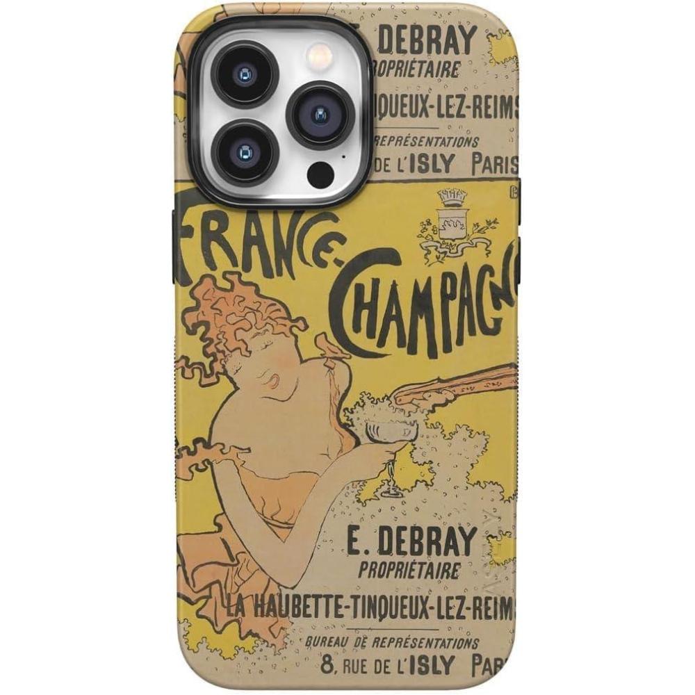 imageCasely iPhone 14 Pro Max Case  Sunday Best  Pastel Garden  Bold Protective Design  MagSafe Compatible DesignVan Gogh  French Bubbly