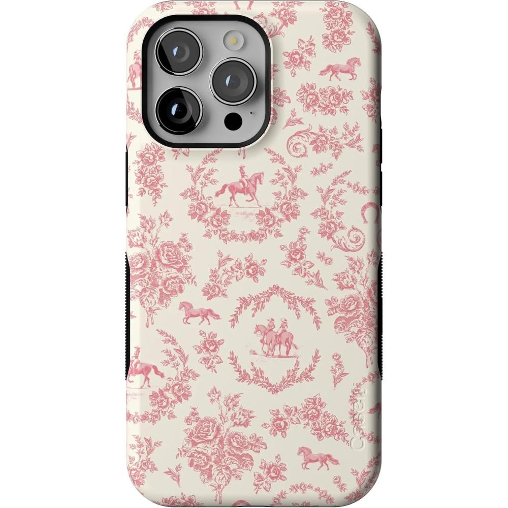 imageCasely iPhone 14 Pro Max Case  Sunday Best  Pastel Garden  Bold Protective Design  MagSafe Compatible DesignWestern Bloom  Jenna Palek x Casely