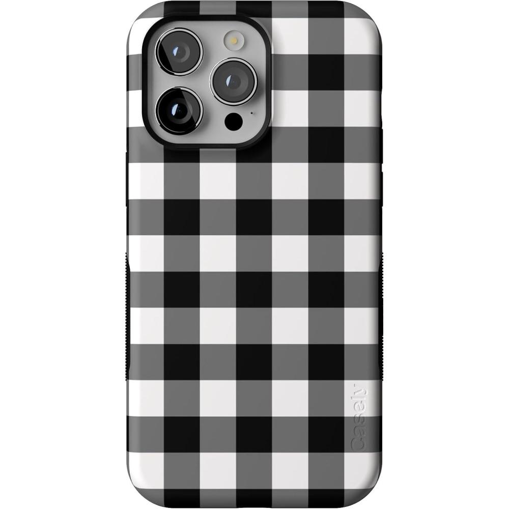 imageCasely iPhone 14 Pro Max Case  The Boyfriend Collection  Mallard amp Co  Bold Protective Design  Compatible with MagSafeCheck Me Out  Checkerboard