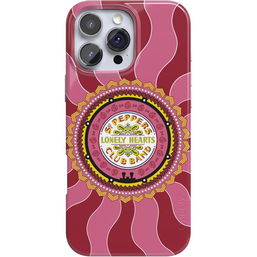 imageCasely iPhone 16 Pro Max Case  Into The Wild  White Snow Leopard  Compatible with MagSafe  Classic Ultra Thin DesignLonely Hearts Club  The Beatles Sgt Peppers