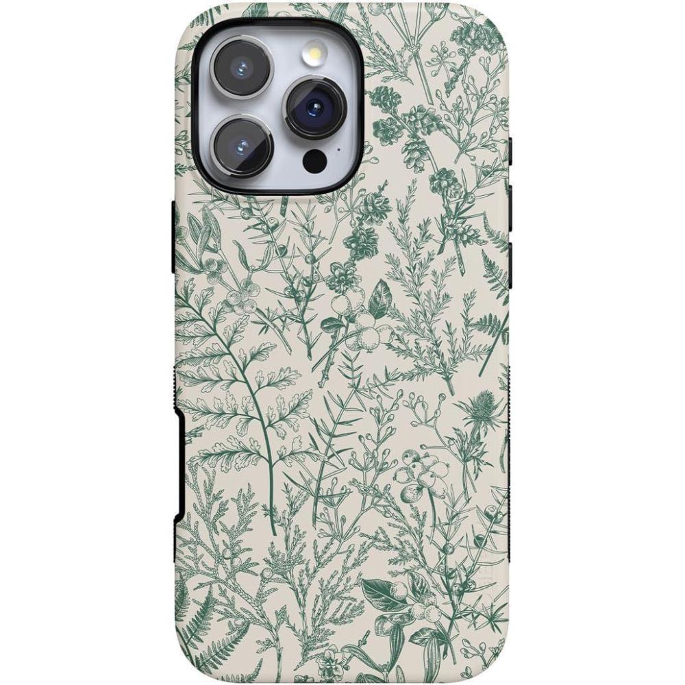 imageCasely iPhone 16 Pro Max Case  Rustic Roses  Boho Bouquet  Bold Protective Design  Compatible with MagSafeSage Garden  Green Floral