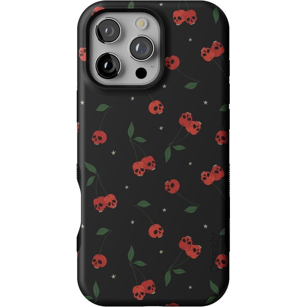 imageCasely iPhone 16 Pro Max Case  Rustic Roses  Boho Bouquet  Bold Protective Design  Compatible with MagSafeSweet Revenge  Cherry Skulls