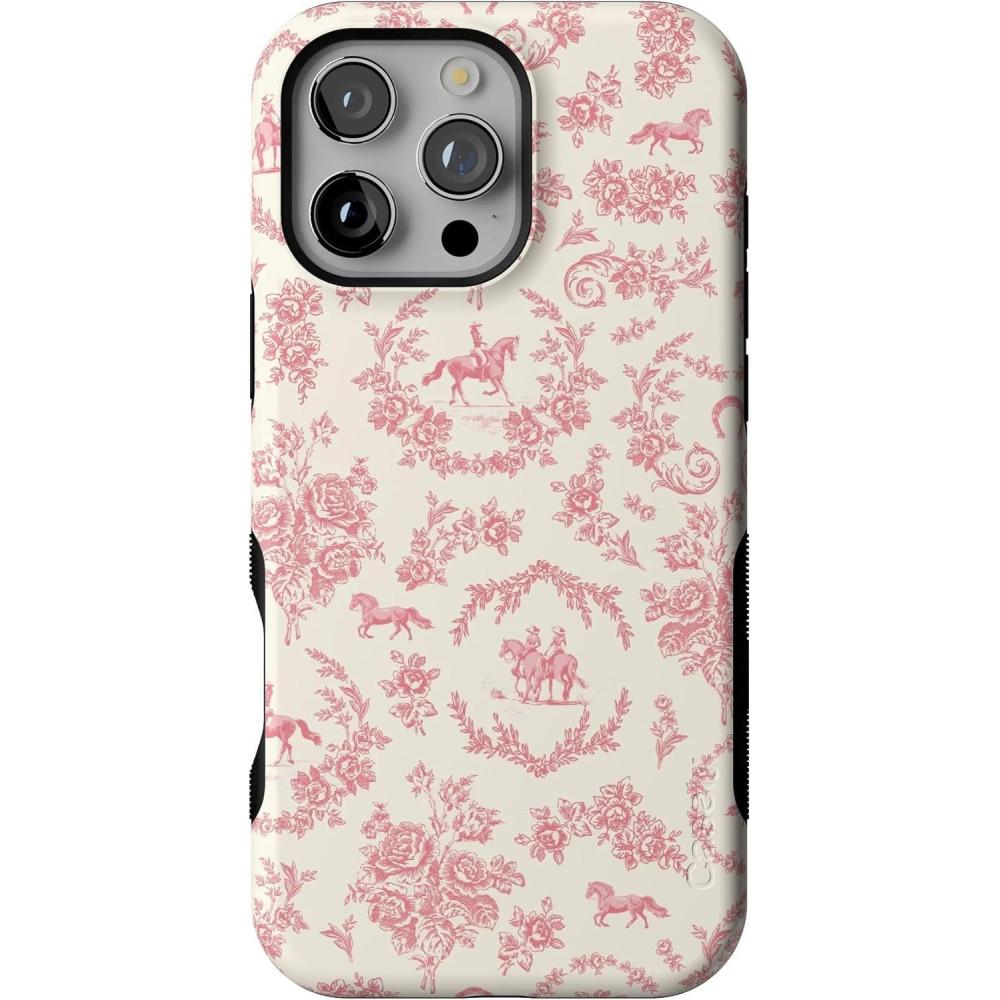 imageCasely iPhone 16 Pro Max Case  Rustic Roses  Boho Bouquet  Bold Protective Design  Compatible with MagSafeWestern Bloom  Jenna Palek x Casely