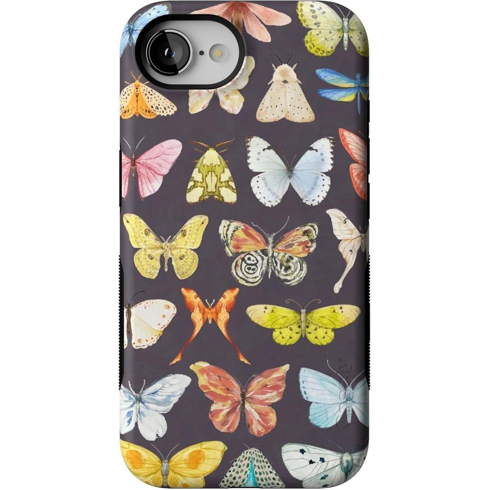 imageCasely iPhone 16e Case  Love Me Knot  Blue Bow  Bold Protective Design  Compatible with MagSafeMidnight Monarch  Jenna Palek x Casely