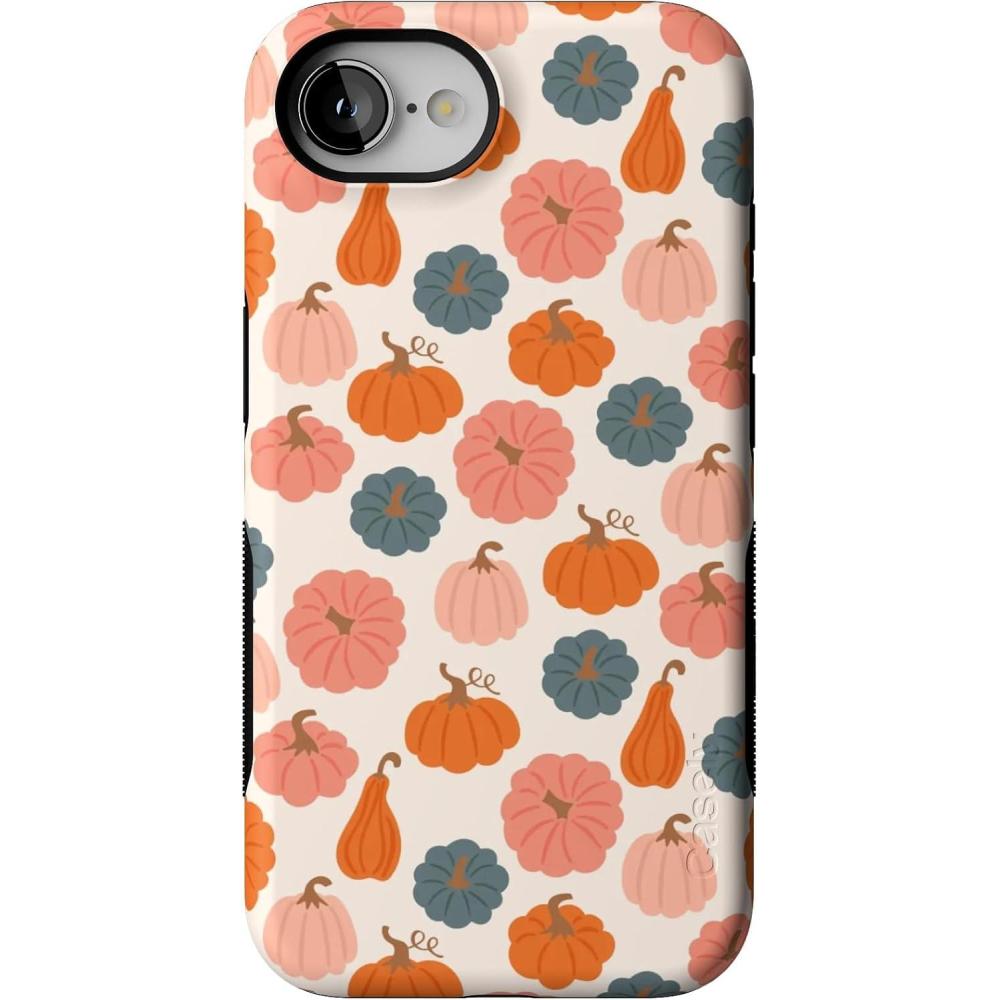 imageCasely iPhone 16e Case  Pretty in Pastel  Blush Stripes  Bold Protective Design  Compatible with MagSafeOh My Gourd  Pumpkin Patch