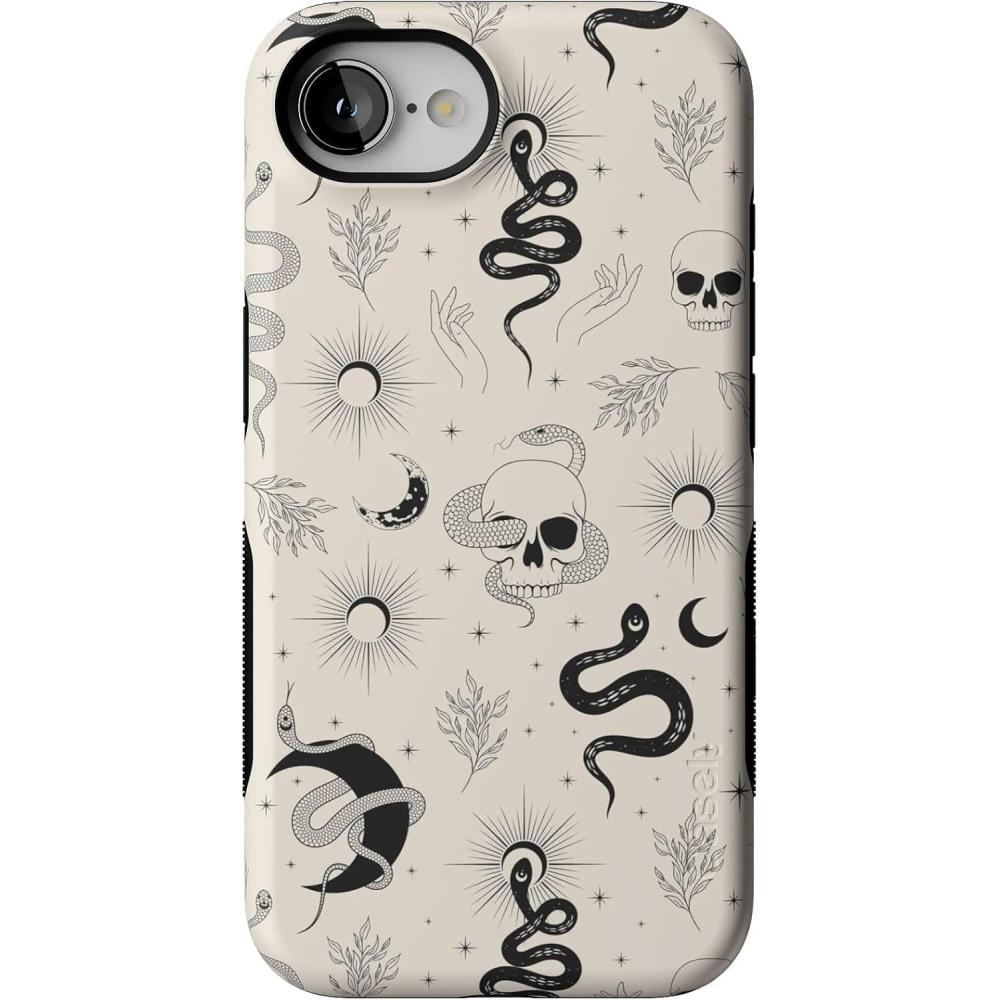 imageCasely iPhone 16e Case  Sunday in Brooklyn  Blue Stripes  Bold Protective Design  Compatible with MagSafeNo Further Explanation  Snakes  Skulls