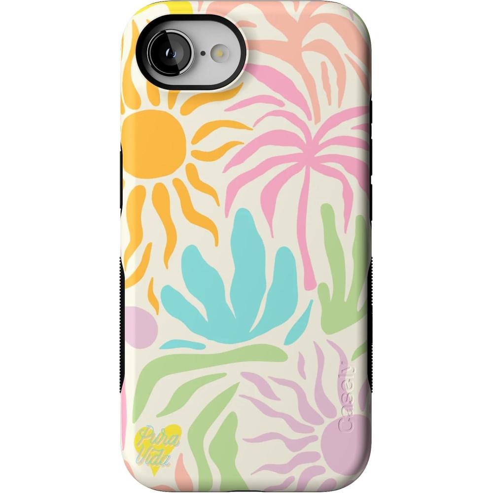 imageCasely iPhone 16e Case  Sunday in Brooklyn  Blue Stripes  Bold Protective Design  Compatible with MagSafePura Vida  Oasis