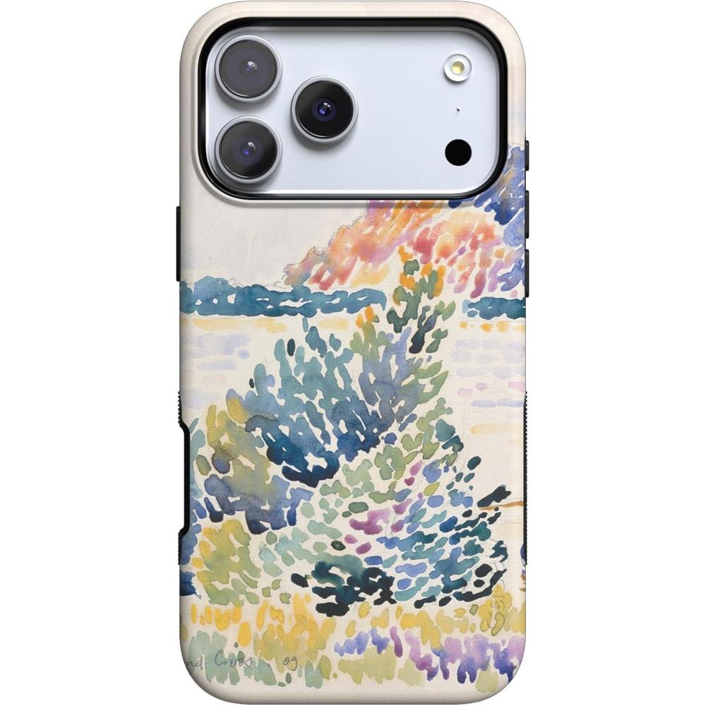 imageCasely iPhone 17 Pro Case  Navy Cherry Blossom  Floral Forest  Bold Protective Design  MagSafe Compatible DesignCalm Waters  The Met Museum