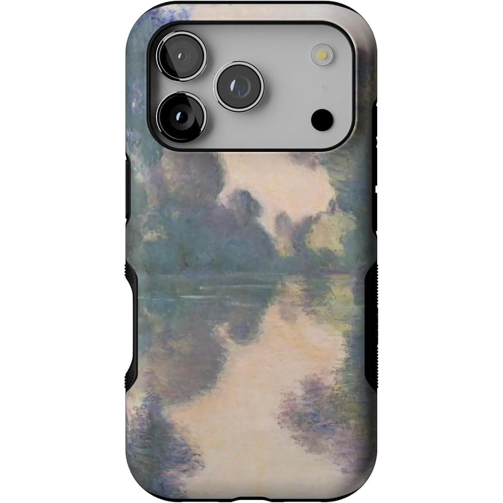 imageCasely iPhone 17 Pro Case  Navy Cherry Blossom  Floral Forest  Bold Protective Design  MagSafe Compatible DesignMonets Morning  The Met Museum