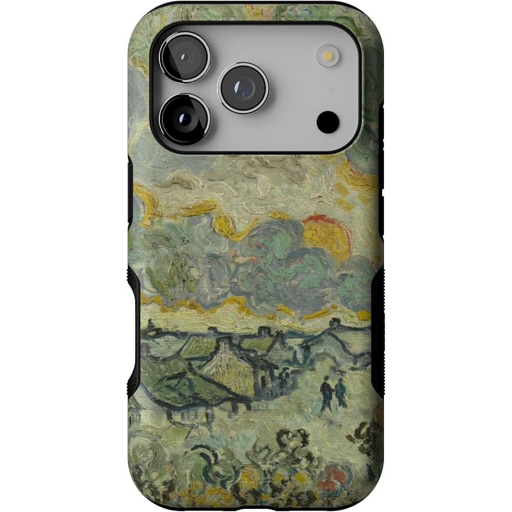 imageCasely iPhone 17 Pro Case  Navy Cherry Blossom  Floral Forest  Bold Protective Design  MagSafe Compatible DesignVan Gogh  Reminiscence of Vincent