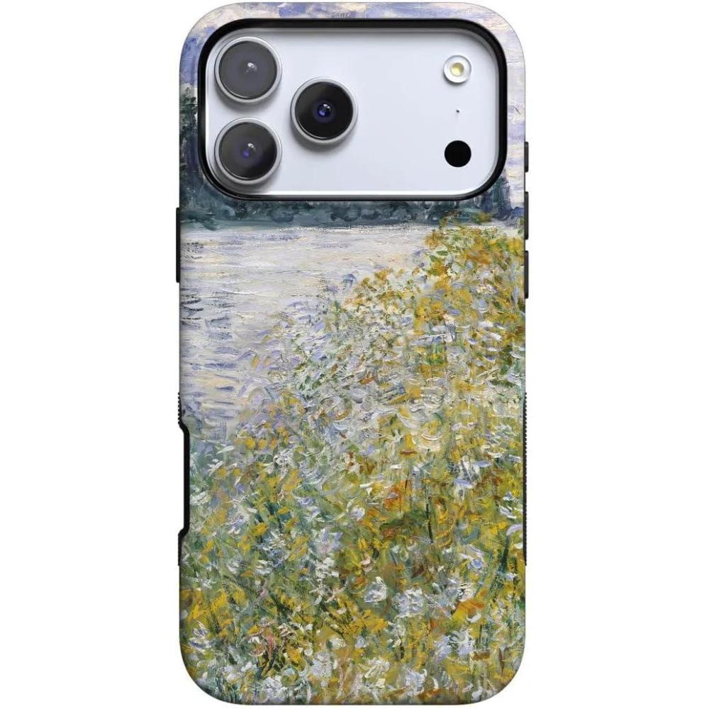 imageCasely iPhone 17 Pro Case  Twilight Flora  Moody Monochrome  Bold Protective Design  Compatible with MagSafeMonets Summer Landscape  The Met Museum