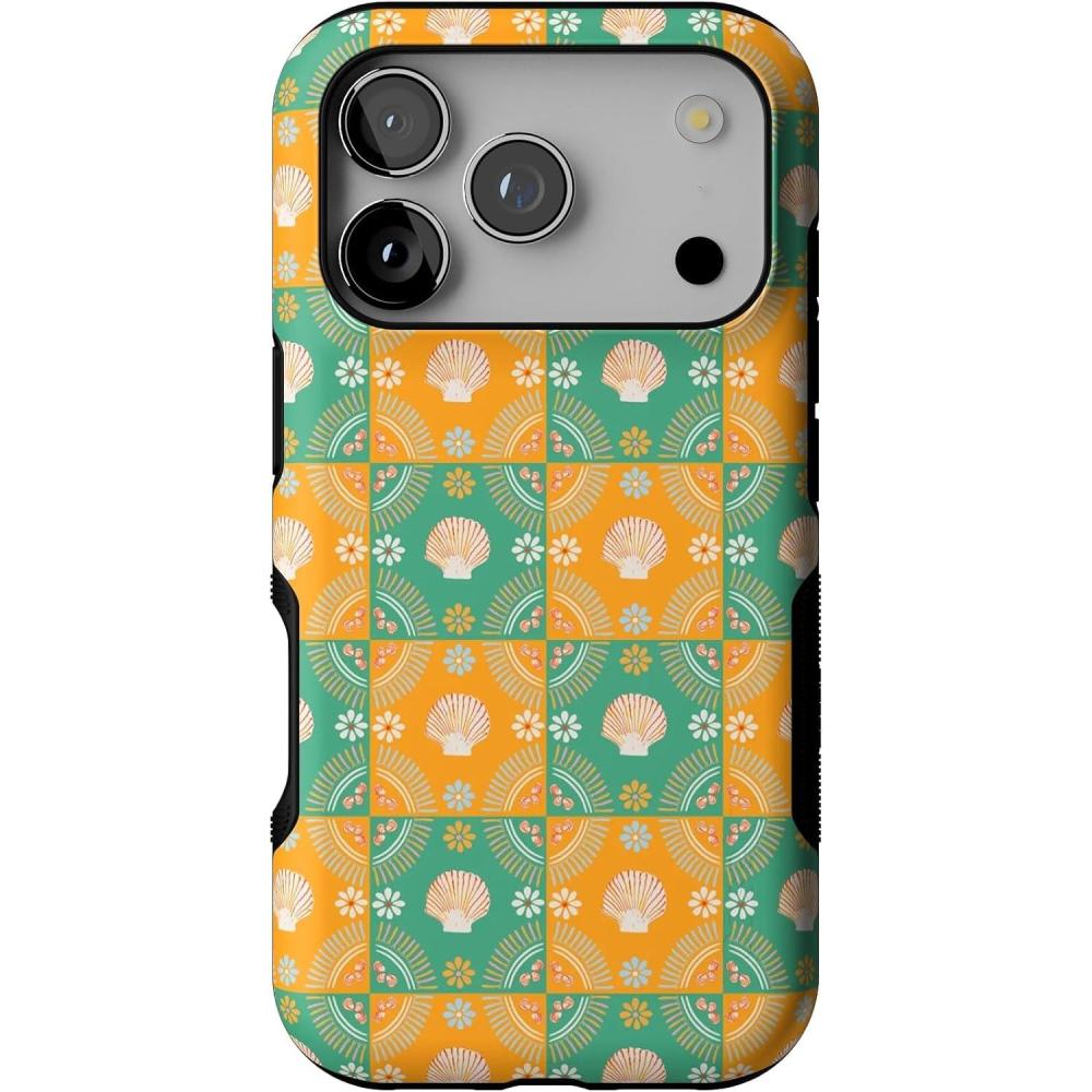 imageCasely iPhone 17 Pro Case  Twilight Flora  Moody Monochrome  Bold Protective Design  Compatible with MagSafeSea La Vie  Dippin Daisys Tropical Vacation