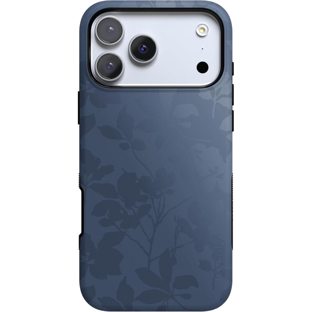 imageCasely iPhone 17 Pro Case  Twilight Flora  Moody Monochrome  Bold Protective Design  Compatible with MagSafeTwilight Flora  Moody Monochrome