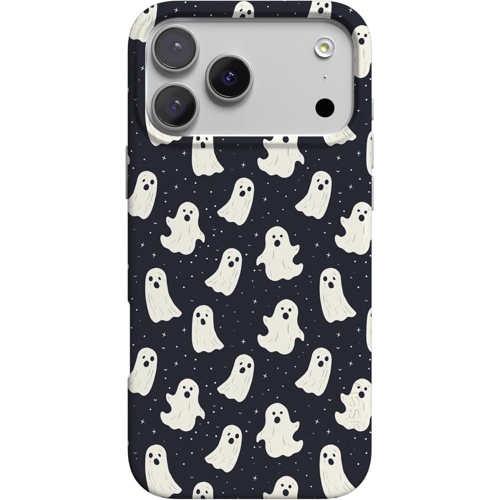 imageCasely iPhone 17 Pro Case  Western Bloom  Jenna Palek x Casely  Compatible with MagSafe  Classic Ultra Thin DesignAll Boos No Bite  Friendly Ghost