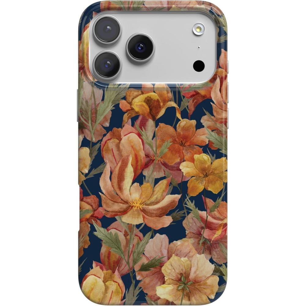 imageCasely iPhone 17 Pro Case  Western Bloom  Jenna Palek x Casely  Compatible with MagSafe  Classic Ultra Thin DesignFallen Gold  Antique Floral