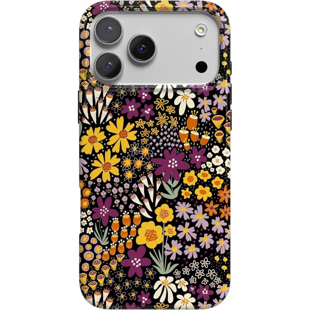 imageCasely iPhone 17 Pro Case  Western Bloom  Jenna Palek x Casely  Compatible with MagSafe  Classic Ultra Thin DesignFalling for You  Plum Floral