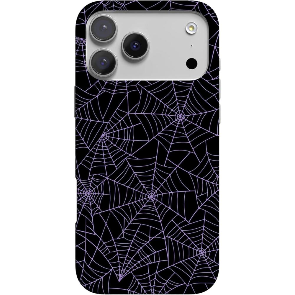 imageCasely iPhone 17 Pro Case  Western Bloom  Jenna Palek x Casely  Compatible with MagSafe  Classic Ultra Thin DesignMidnight Web  Spider Web