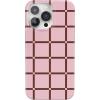 Uptown Gridlock | Pink Checkerboard