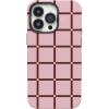Uptown Gridlock | Pink Checkerboard