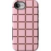 Uptown Gridlock | Pink Checkerboard