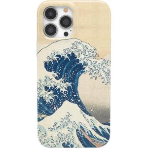 Casely iPhone 14 Pro Case | Black Pearl Marble | Compatible with MagSafe | Classic Ultra Thin Design(The Great Wave | The Met Museum)