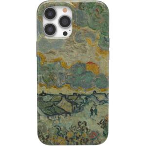 Casely iPhone 14 Pro Case | Black Pearl Marble | Compatible with MagSafe | Classic Ultra Thin Design(Van Gogh | Reminiscence of Vincent)