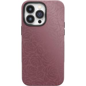 Casely iPhone 14 Pro Case | Bordeaux Rose | Moody Monochrome | Bold Protective Design | Compatible with MagSafe