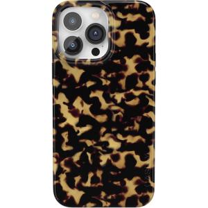 Casely iPhone 14 Pro Max Case | Lost in Spots | Cheetah Print | Compatible with MagSafe | Classic Ultra Thin Design(Shell Shocked | Tortoise Print)