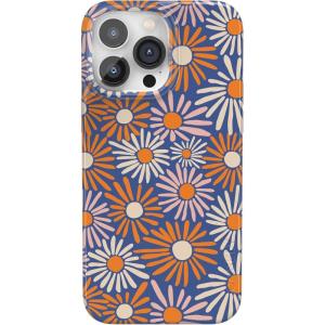 Casely iPhone 14 Pro Max Case | Lost in Spots | Cheetah Print | Compatible with MagSafe | Classic Ultra Thin Design(Spring Forward | Daisy Floral)