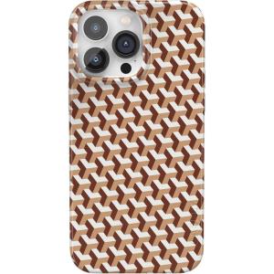 Casely iPhone 14 Pro Max Case | Lost in Spots | Cheetah Print | Compatible with MagSafe | Classic Ultra Thin Design(Step It Up | Abstract Geo)