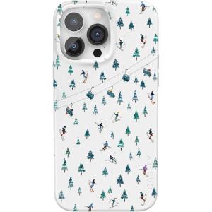 Casely iPhone 14 Pro Max Case | Lost in Spots | Cheetah Print | Compatible with MagSafe | Classic Ultra Thin Design(We’ve Peaked | Après Ski Mountains)