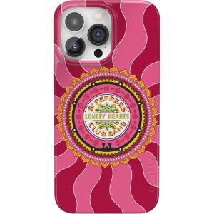 Casely iPhone 14 Pro Max Case | Rose to Fame | Blue & White Floral | Compatible with MagSafe | Classic Ultra Thin Design(Lonely Hearts Club | The Beatles Sgt. Pepper’s)