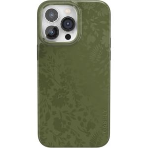 Casely iPhone 14 Pro Max Case | Rose to Fame | Blue & White Floral | Compatible with MagSafe | Classic Ultra Thin Design(Moody Monochrome | In the Grove)