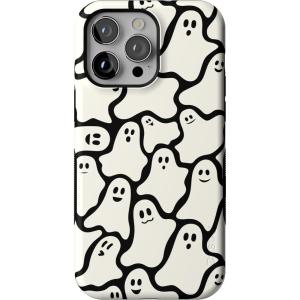 Casely iPhone 14 Pro Max Case | Sunday Best | Pastel Garden | Bold Protective Design | MagSafe Compatible Design(Don’t Ghost Me | Halloween)