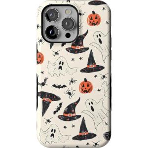 Casely iPhone 14 Pro Max Case | Sunday Best | Pastel Garden | Bold Protective Design | MagSafe Compatible Design(Feeling Witchy | Haunted Halloween)